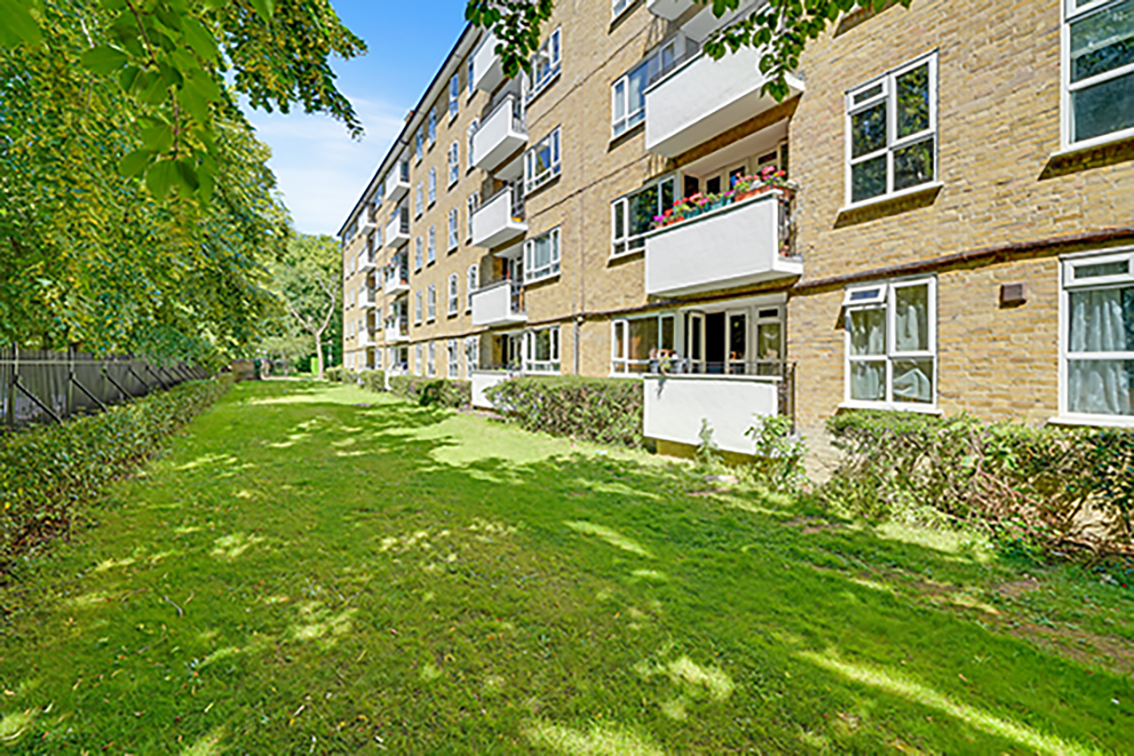 Block of apartments at Esher Gardens