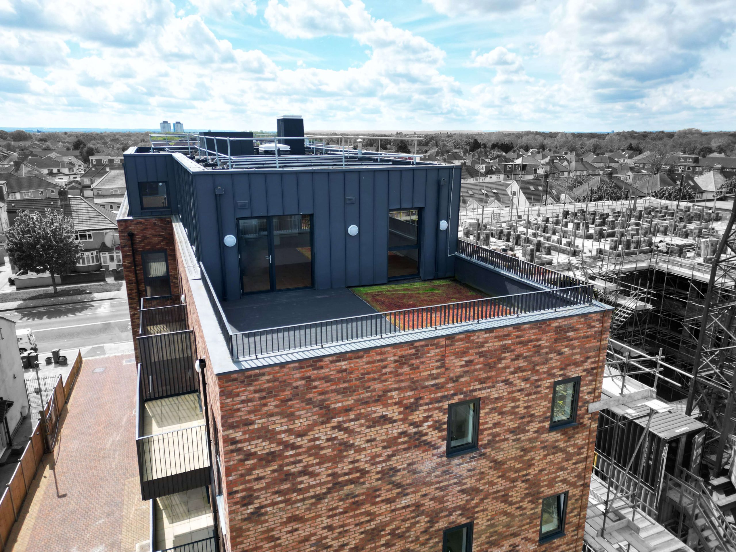 Ariel view of Meadow House
